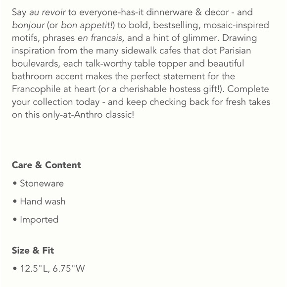 "Hello Beautiful"  Bistro Retro Style Hand Mirror from Anthropologie - Picture 8 of 8